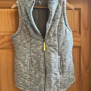 Maurice’s Gray Quilted Zip-Up Vest
